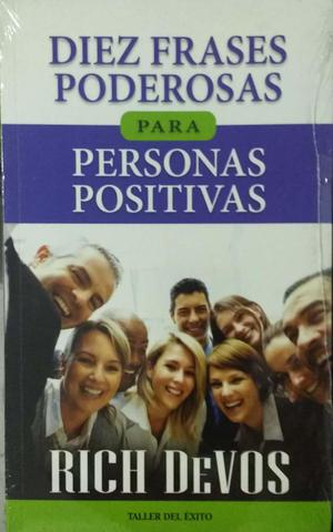 Libro Nuevo: Diez frases Poderosas Para Personas Positivas