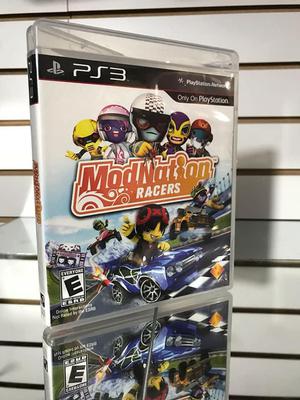 Modnation Racer Juego Pa Consola Playstation 3 Ps3 Usado