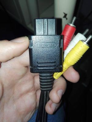 cable de video snes y n 64 original nintendo