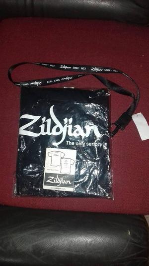 camiseta y landyard zildjian