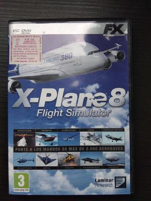Juego Xplane 8 Flight Simulator para Pc