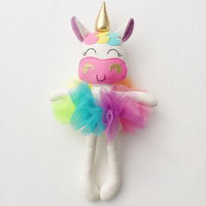 Muñeca Unicornio Y Cojines para Bebes