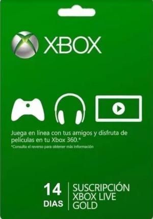 Xbox Live Gold 14 Días