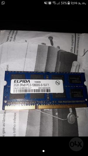 Se Vende Memoria Ram Drr3 2 Gb Barata