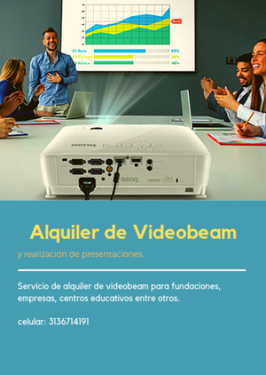 Alquiler de videobeam por horas