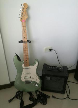 Fender Stratocaster con Amplificador.
