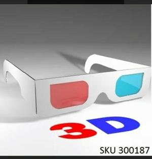Gafas 3d Anaglificas Proyector Juegos