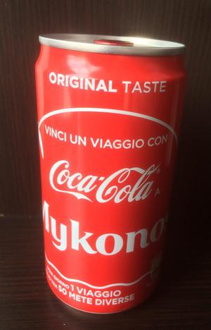 Lata Coca Cola Italiana