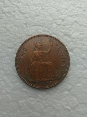 MONEDA DE ONE PENNY .