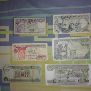 billetes antiguos