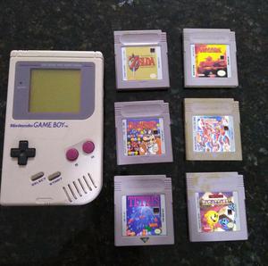 Nintendo Game Boy  con 6 Juegos