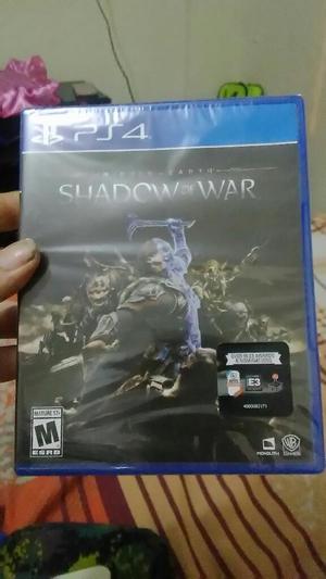 Vendo Juego Shadow Of War Ps4 Nuevo