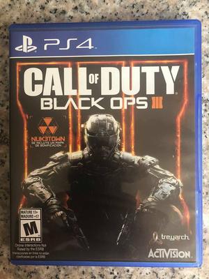 call of duty black ops III ps4