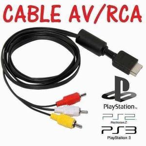 Cable Rca Av Playstation 1 2 Y 3