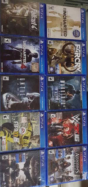 Se Venden Juegos Usados para Ps4