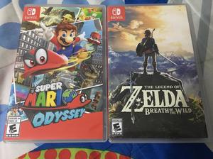 Vendo Zelda Bow Y Super Mario Odyssey