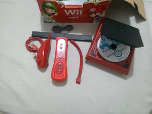 Wii Mini Versión Mario Original 2 Juegos