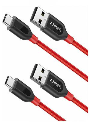 Anker 2 Cables USBC Samsung:S8.S8 plus.S9.MacBook.Sony