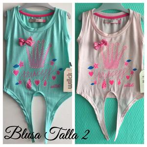 Blusas para niña Talla 2