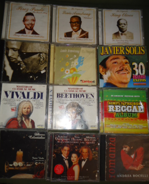 Colección de 17 CDs Originales de Música Variada