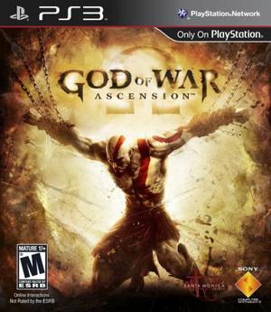 God Of War Ascension PS3 NUEVO Y SELLADO