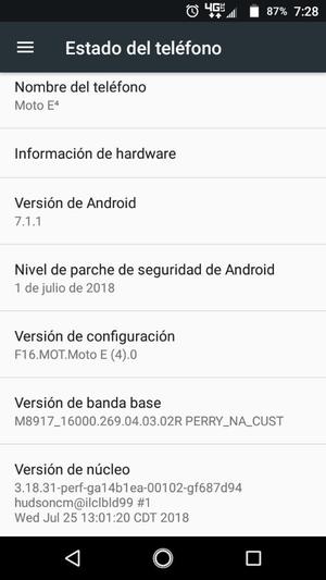 Vendo Moto E4