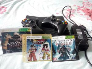 Xbox 360 Slim Lt6, Dos Controles Juegos