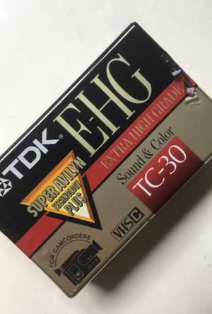 Cassette Tdk EHg para Vhsc