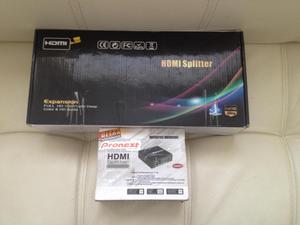 Spliter De video HDMI 1X2 y 1X8 PRONEXT