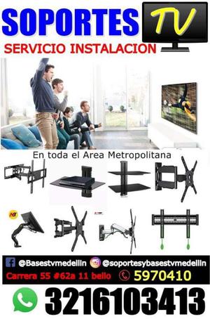 Venta E Instalación Soportes Y Bases Tv