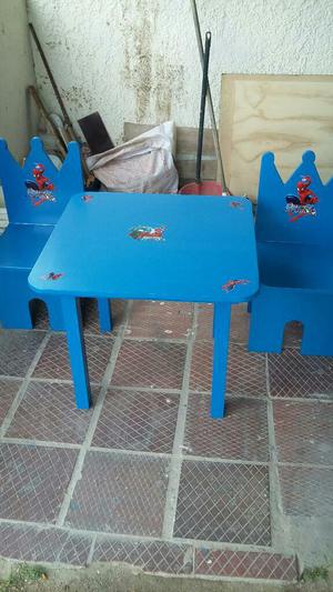 Mesa Y Sillas para Niño