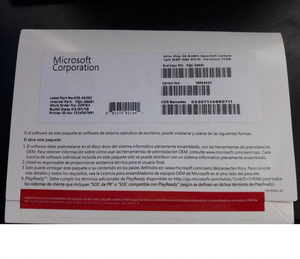Licencias Windows 10 pro nuevas 64 bits microsoft