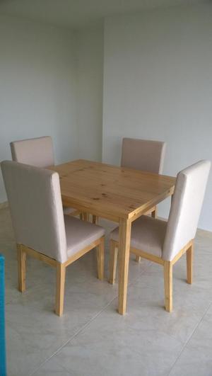 COMEDOR 4 PUESTOS!! NUEVO!!! EXCELENTE PRECIO!! EN PINO