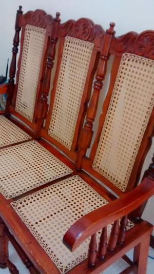 Silla en Madera Tejida