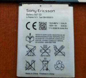 Bateria Celular Original Sony Ericsson