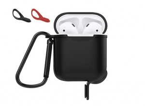 Funda En Silicona Estuche De Airpods Negro Podskinz