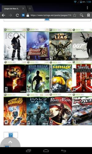 Vendo Juegos de Xbox 360
