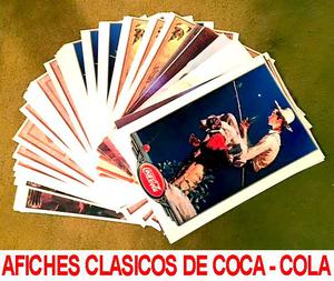 AFICHES CLASICOS DE COCA COLA De Colección
