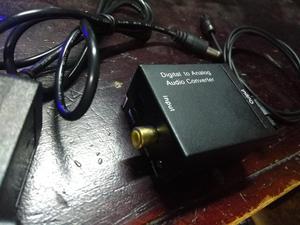 Convertidor/adaptador Audio Optico a Rca