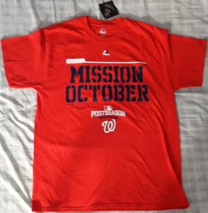Camiseta MLB Washington Nationals para Hombre Talla L