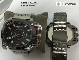 Reloj Diesel Acerado Hombre manilla gruesa