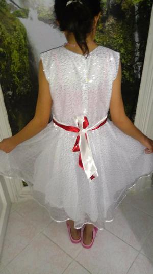 Se Vende Vestido Niña Blanco