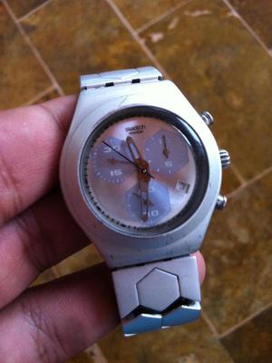 vencambio reloj swatch original suizo. aluminio