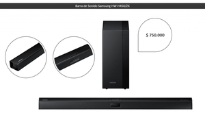 Barra de Sonido Samsung HWH450/ZX