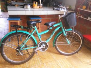 Hermosa bicicleta playera vintage