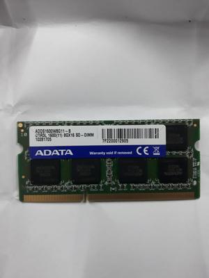 Se vende RAM para portatil DDR3 8 GB