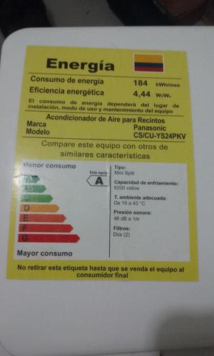 Vendo Aire Acondicionado Inverter 24BTU 220V