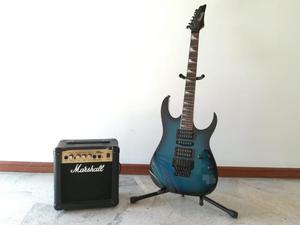 Guitarra eléctrica Ibanez RG 470 mas amplificador Marshall