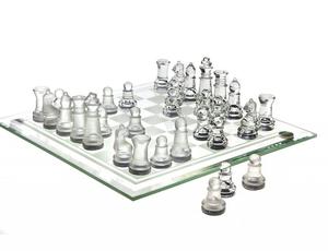 Juego De Ajedrez Glass Chess En Vidrio 32 Piezas