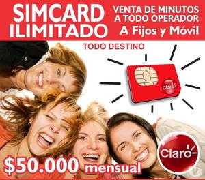 Simcard Minutera ilimitada